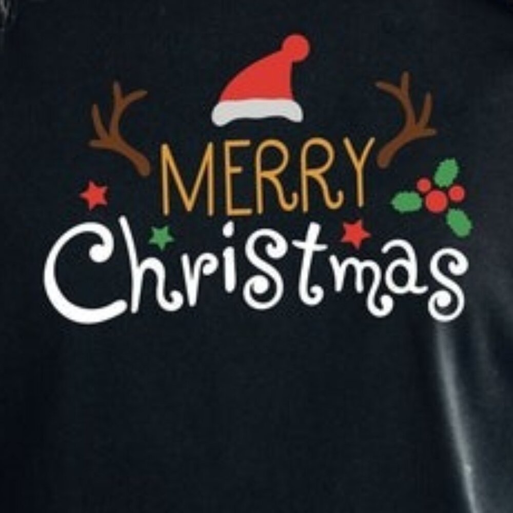 Merry Christmas Shirt, Cute Christmas T-shirt, Christmas T-shirt - Picture 2 of 4